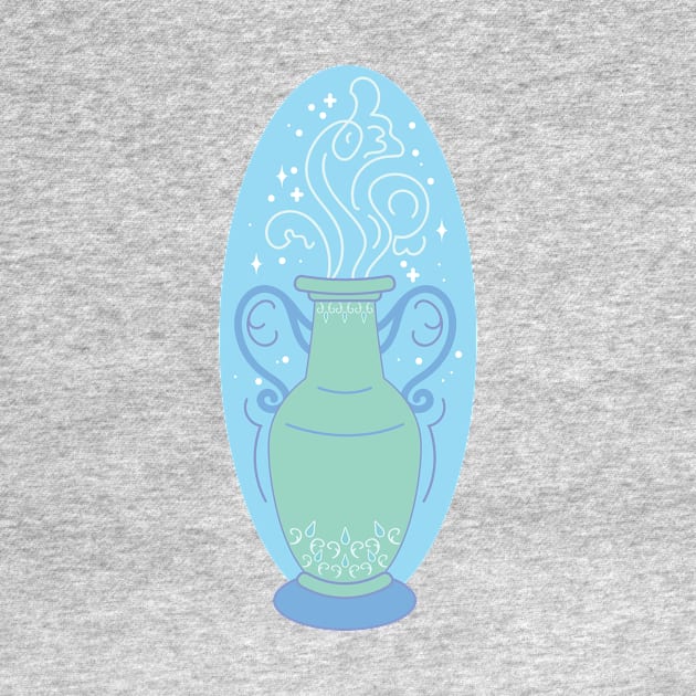 Aquarius Vase (Light Blue) by VenusAndMoon